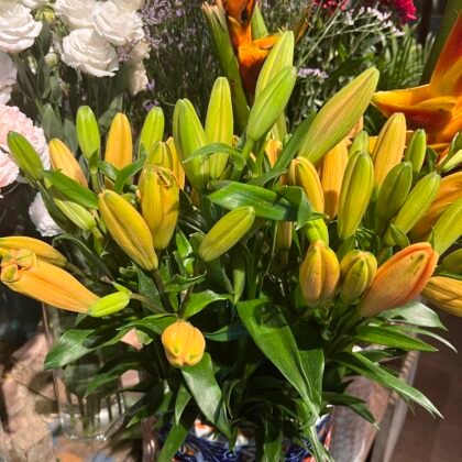 Yellow lilies